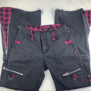 Dead stock Tripp nyc plaid jeans